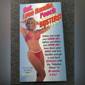 Gut, Love Handle, Pooch Busters VHS tape by Joyce Vedral